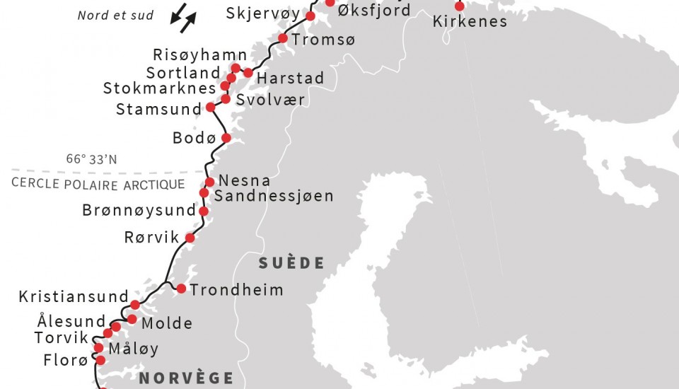 CROISIERE ESTIVALE EN NORVEGE