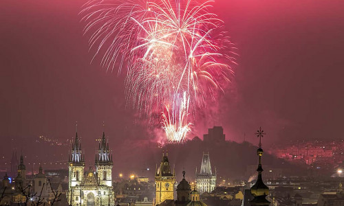 NOUVEL AN  à PRAGUE